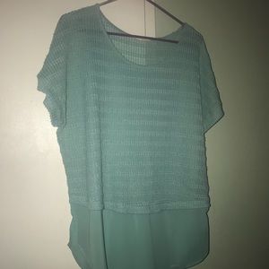 Adorable light weight mint sweater